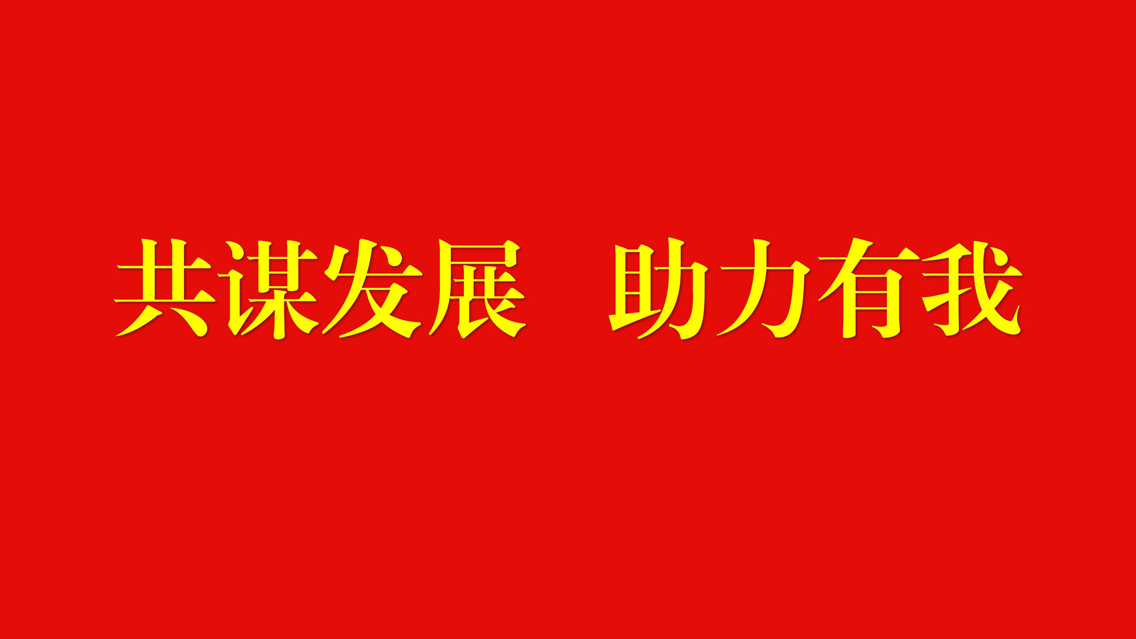 共谋发展  助力有我